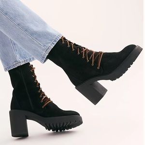 Free People Dylan Lace up Boots
